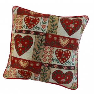 Pillowcase - Patchwork Hearts